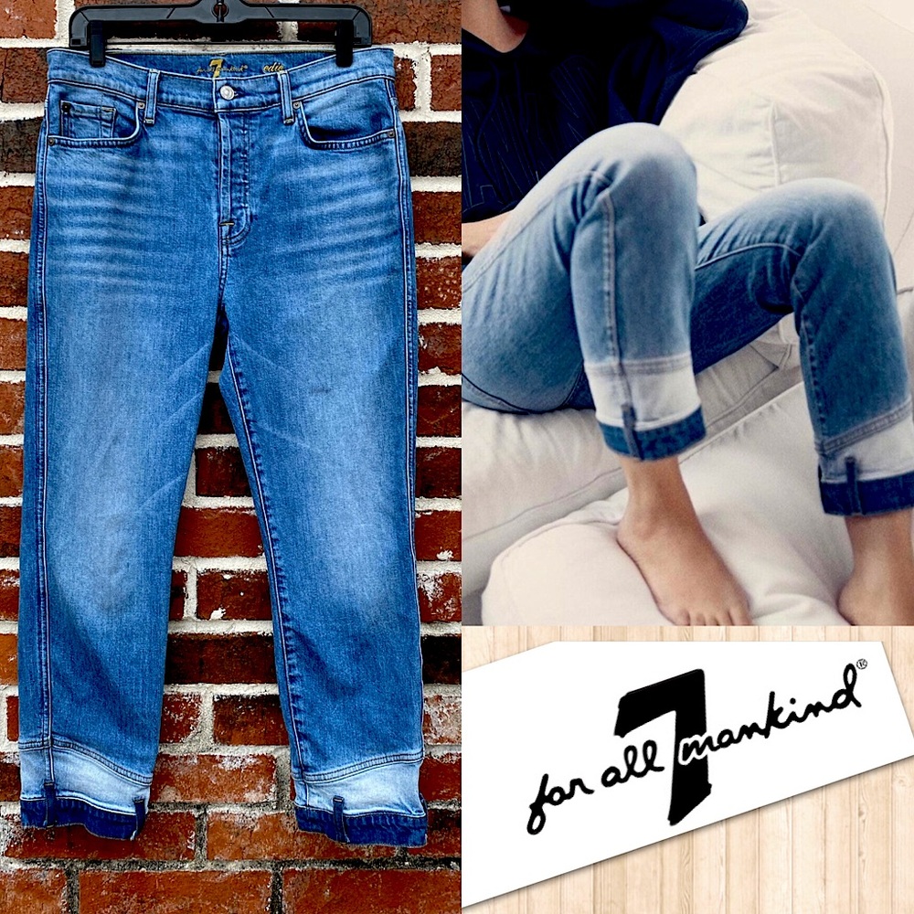 7 for all Mankind size 30 Edie waist hem jean